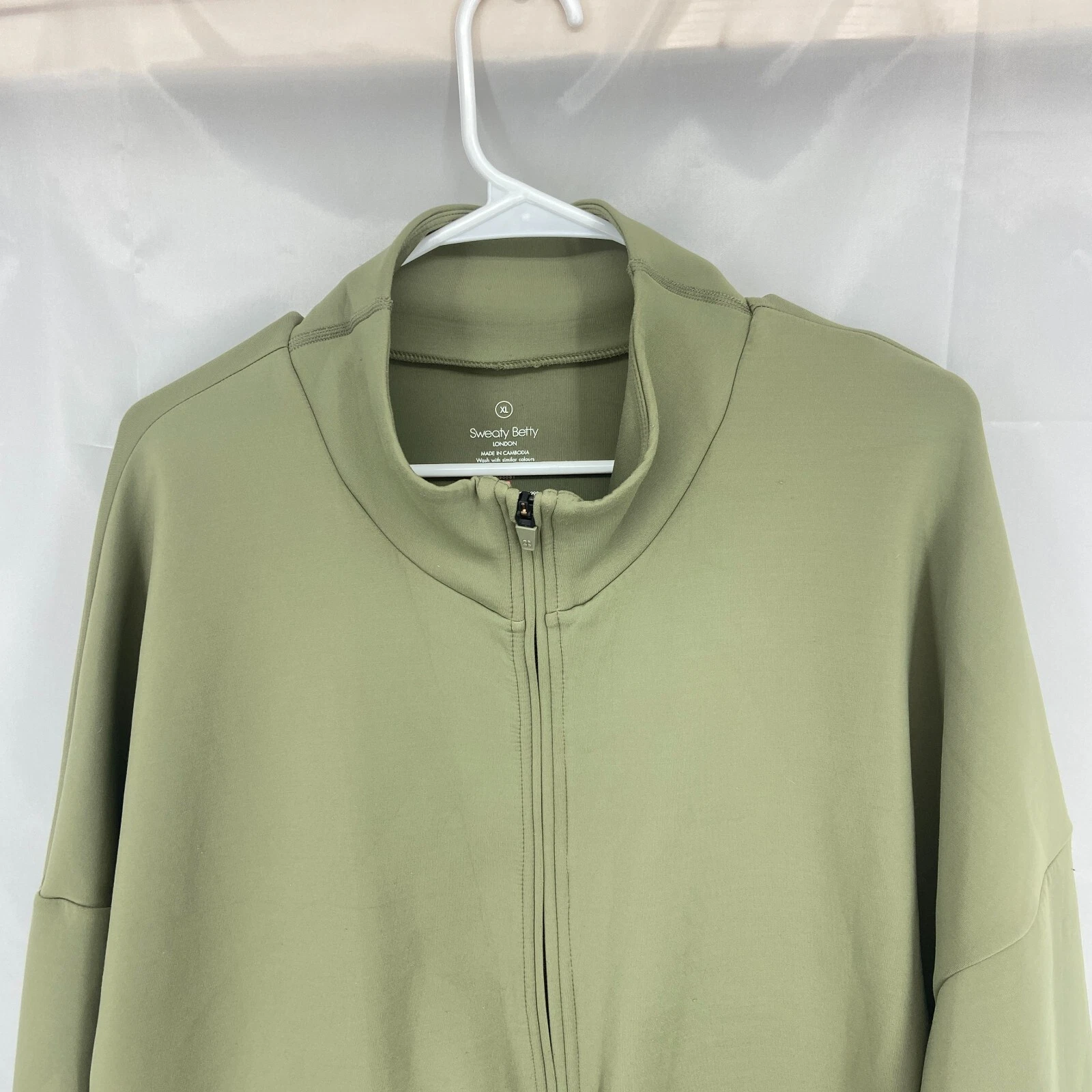 sweaty-betty grace scuba full zip defined waist stretch jacket