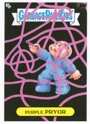 2022 GARBAGE PAIL KIDS GPK BOOK WORMS BASE PURPLE PRYOR 34b PACK FRESH NM/M