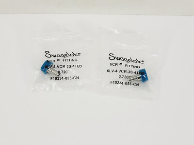 316L VAR VCR Fitting, Long Tube Butt Weld Gland, 1/2 in. VCR x 1/2 x 0