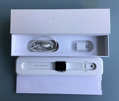 Apple Watch 38 mm First Gen WHITE Sport 7000 series