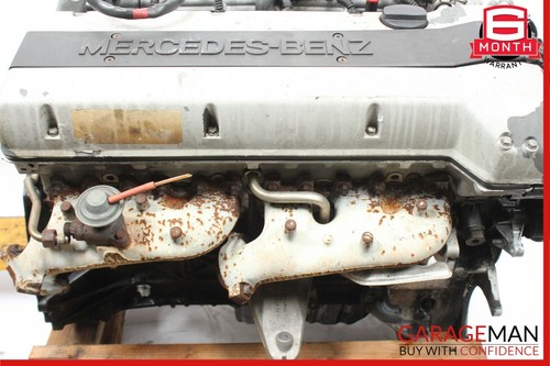 92-93 Mercedes W140 300SE 3.2L V6 Engine Motor Block Assembly OEM 171k - Picture 7 of 12