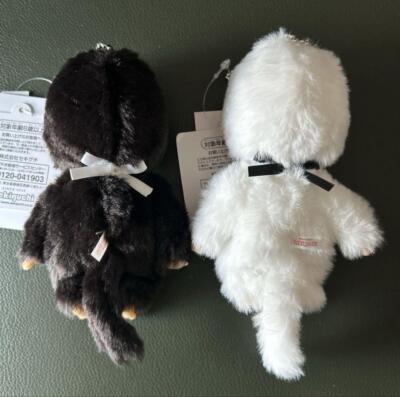 Monchhichi COLORS Keychain Black White Sekiguchi Set of 2 F/S