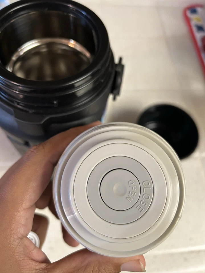 Botella de agua Tiger 1,5 L acero inoxidable azul Sahara, ¡hecha en Japón! Foto 3 de 4