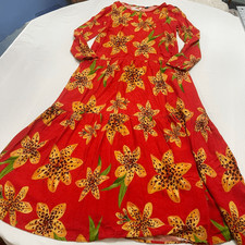 Farm Rio Golden Lily Maxi Dress Size XS