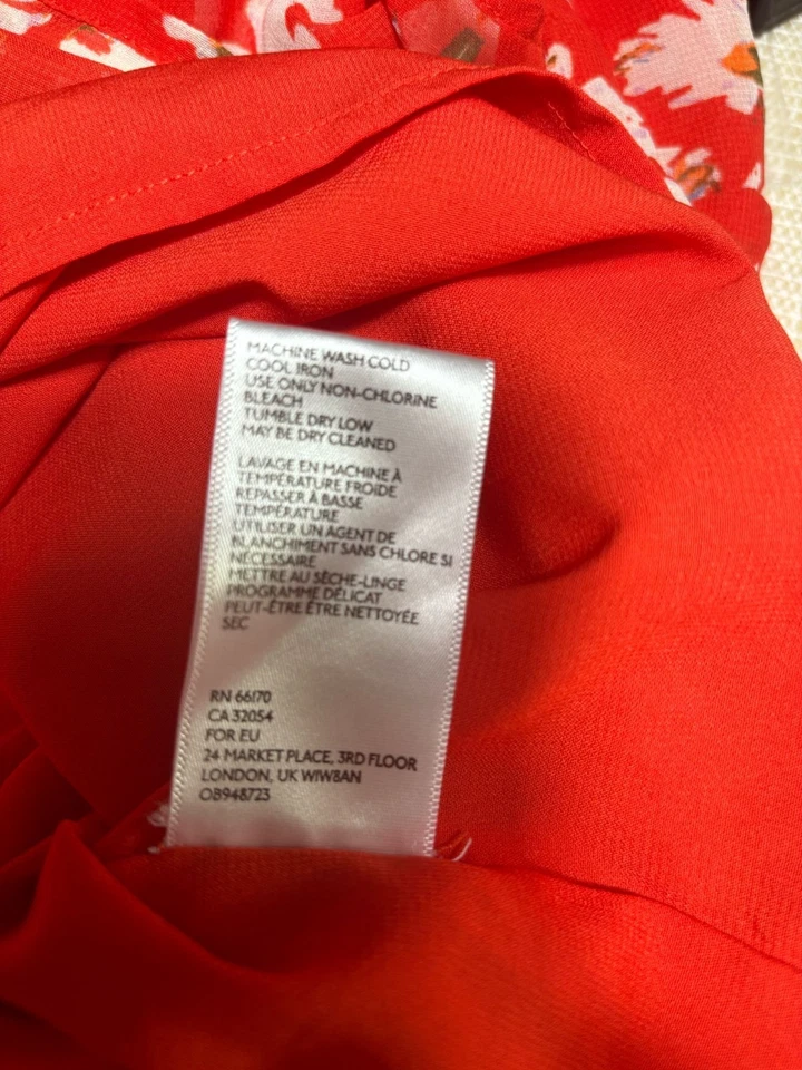 Mameluco Urban Outfitters Lula Floral Sobrepelliz Para Mujer Talla M Rojo Mono de Verano Foto 4 de 4