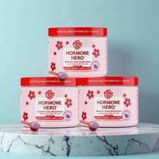 3PCS Peach Perfect Inositol Powder Multivitamin Strawberry Acai Flavor 30 SVG