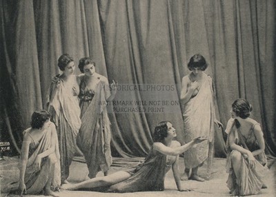 ISADORA DUNCAN DANCERS THEATER ART PERFORMANCE 5X7 PHOTO