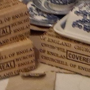 Churchill Blue Willow Ceramic Butter Dish with Lid, Microwave & Dishwasher Safe