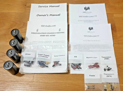 Sansui BA-F1 rebuild restoration recap upgrade kit filter capacitor