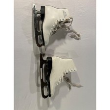 Lake Placid White Figure Ice Skates Youth Girls Size 3