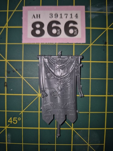Warhammer 40k Space Marine Blood Angels Banner Spare Bits