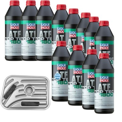 12 L LIQUI MOLY Top Tec ATF 1800 MEYLE Getriebeölfilter für Ford Focus II 1.6