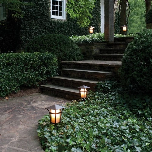 Hinkley Harbor 24" High Mission Bronze Low Voltage Path Light - Picture 5 of 7