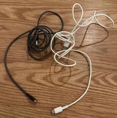 2 Certified Anker B82660A1 6ft USB Cables Fully Functional 