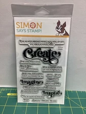 Simon says stamp create stamp set crafting inspire Imagine dream happy
