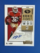 2018 Panini Contenders D.J. Reed Rookie Ticket Auto #213