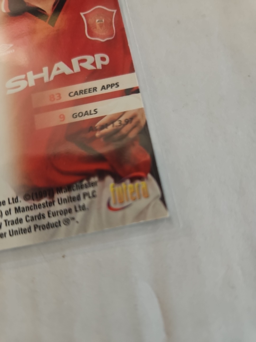 1997 Futera Manchester United - Online Nicky Butt image 5