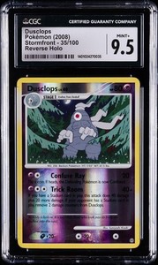 2008 POKEMON DIAMOND & PEARL STORMFRONT #35 DUSCLOPS-REVERSE FOIL CGC 9.5