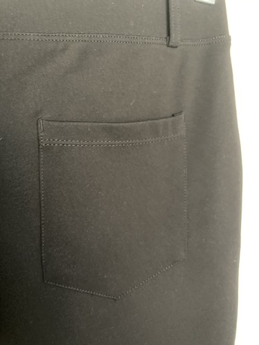 Pantalones de vestir elásticos negros Willit para mujer pantalones de trabajo pierna recta medianos nuevos - Imagen 8 de 9