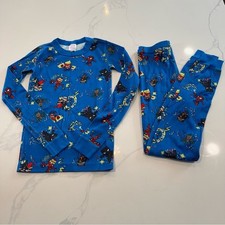 Hanna Andersson Marvel Long Sleeve Matching Pajama Set Blue Size 10 NEW