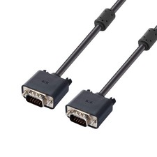 15 Feet VGA to VGA Cable 15 Pin Male to Male Plug Computer Monitor Cable