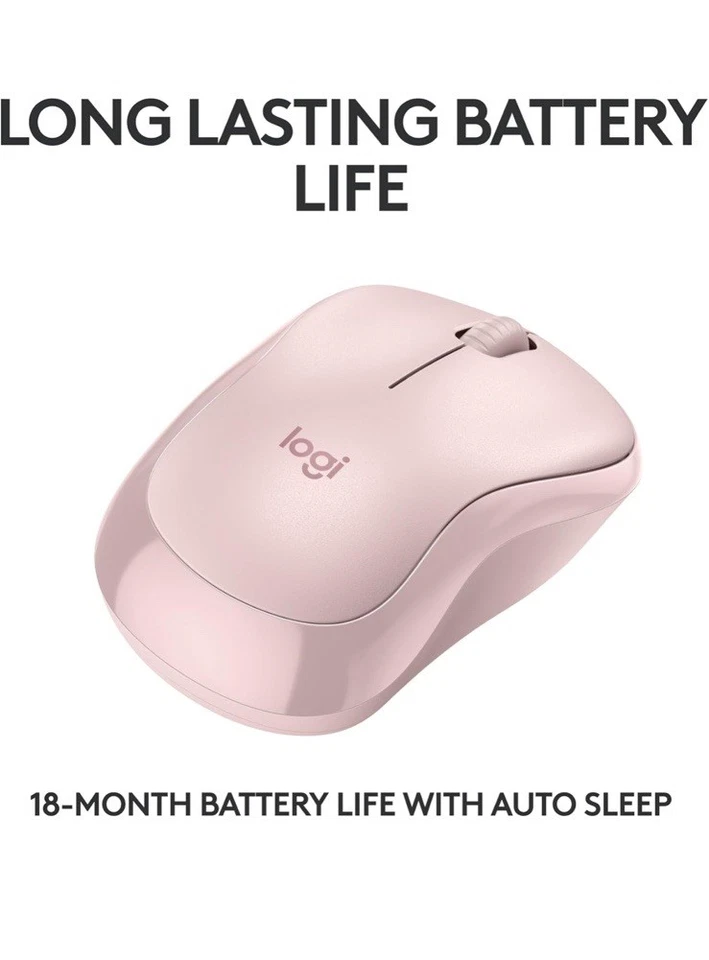 Logitech M240 Silent Bluetooth Mouse Wireless Compact Portable Smooth Tracking - Image 3 of 3