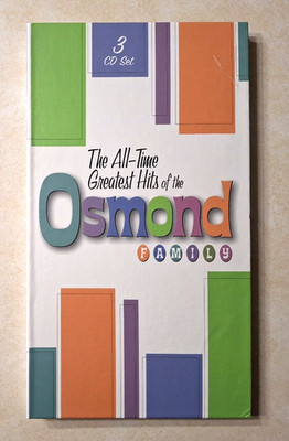 The Osmonds The All-Time Greatest Hits of the Osmond Family 3 CD Box Set Curb