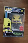 Jack Skellington Disney Funko Pop! #808 GameStop Blacklight Exclusive