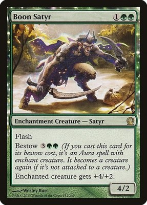 Boon Satyr Foil Theros 152 NM MTG