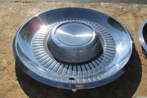 1959 LINCOLN CONTINENTAL, CAPRI, MARK IV 15" WHEEL COVERS HUBCAPS SET OF 4 - Picture 15 of 22
