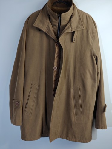 Giorgio Armani Brown Men's Winter Spring Jacket Size L Removable Insulation - Picture 13 of 24