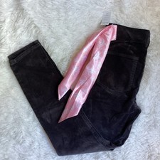 NWT Juicy Couture Size 26 California Skinny Corduroy Pants w/Scarf Cloud Grey