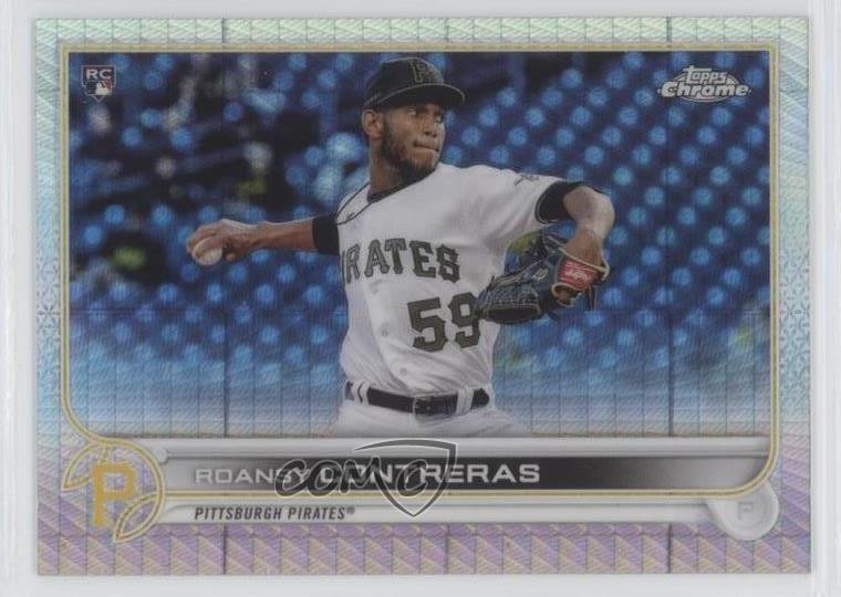 2022 Topps Chrome Prism Refractor Roansy Contreras #53 0nr3