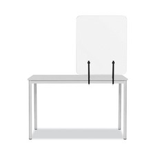 MASTERVISION PROTECTOR SERIES FRAMELESS GLASS DESKTOP DIVIDER 55.1 X 0.16 X 35.4