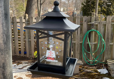 Handmade Beautiful Hanging Durable Plastic Gazebo Bird Feeder