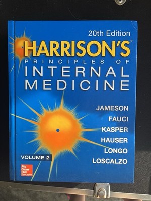 McGraw Hill Harrison's Principles Internal Medicine 20th Ed Vol 2 Jameson Fauci