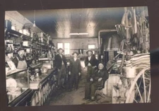 REAL PHOTO VERSAILLES MISSOURI GENERAL STORE INTERIOR MO. POSTCARD COPY