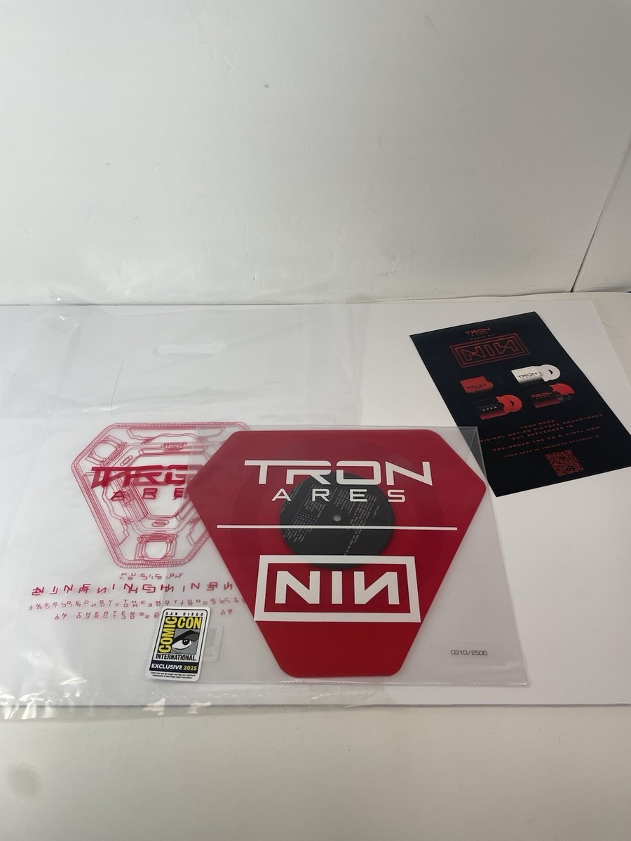 Nine Inch Nails Tron Ares SDCC 2025 Red Die-Cut 7