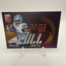 Jahmyr Gibbs 2025 Donruss Site Full Throttle Purple SP /49 Lions