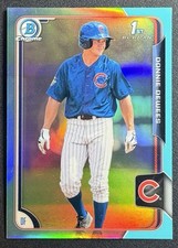 2015 BOWMAN DRAFT 1ST #16 DONNIE DEWEES CHROME BLUE SKY REFRACTOR