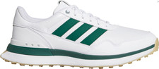 adidas S2G 26 LEATHER SPIKELESS GOLF SHOES Cloud White/Collegiate Green/Gum 3