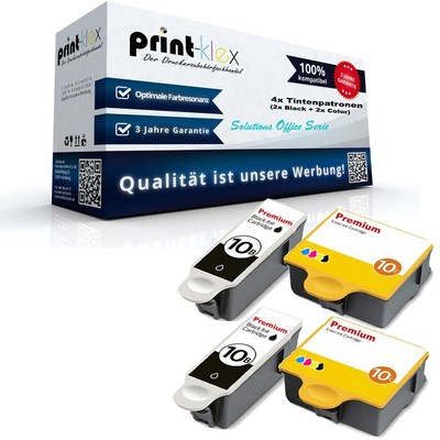 4x Tintenpatronen für Kodak ESP-5250 ESP5250 Black Cyan Magenta Yellow