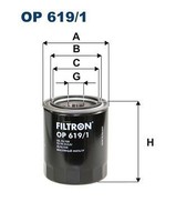 Filtron ÖLfilter OP 619/1 FüR VW Toyota Mazda Ford Metrocab