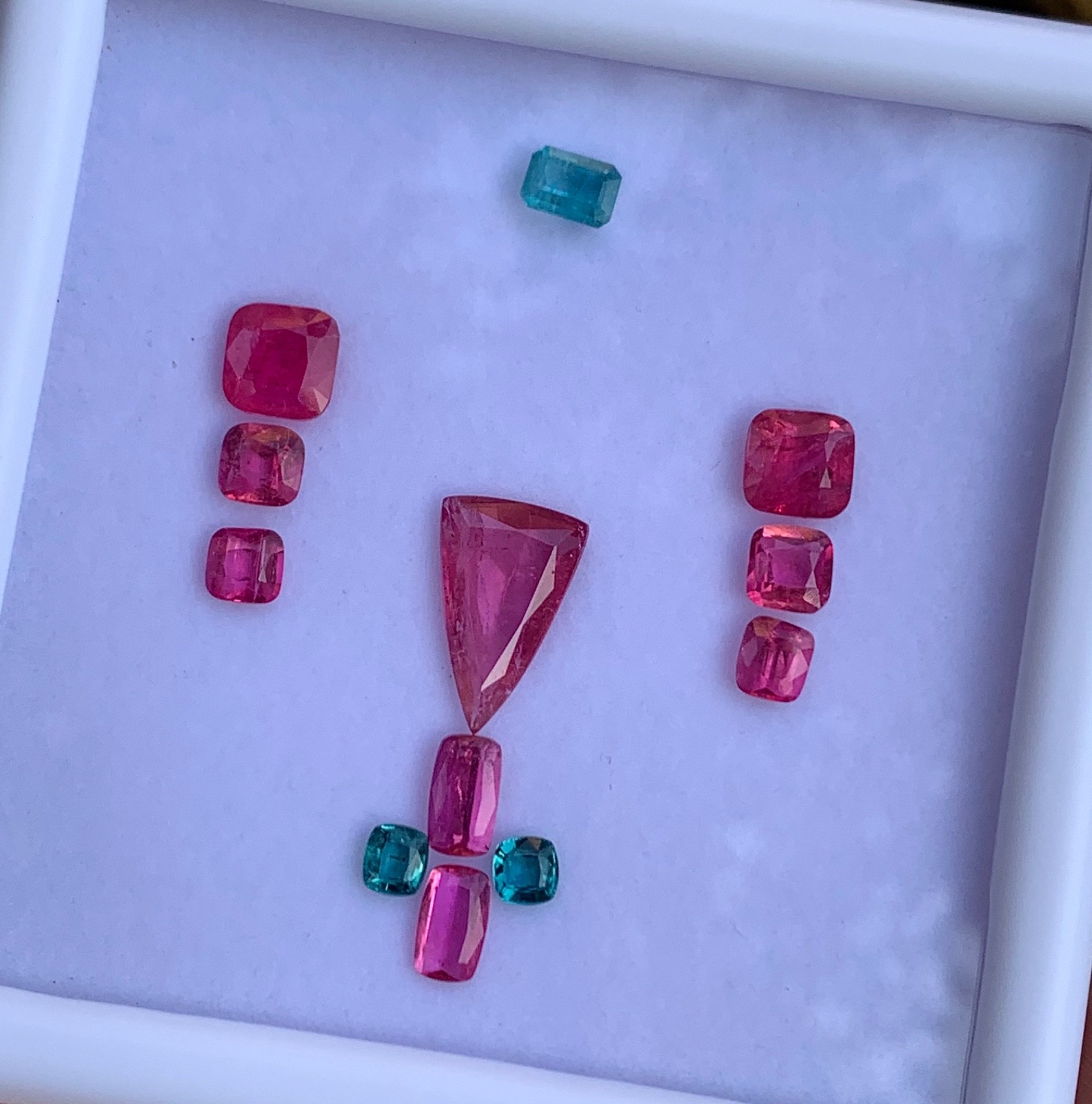 22 Carat Natural Rubellite Tourmaline Lot loose gemstone From Afghanistan