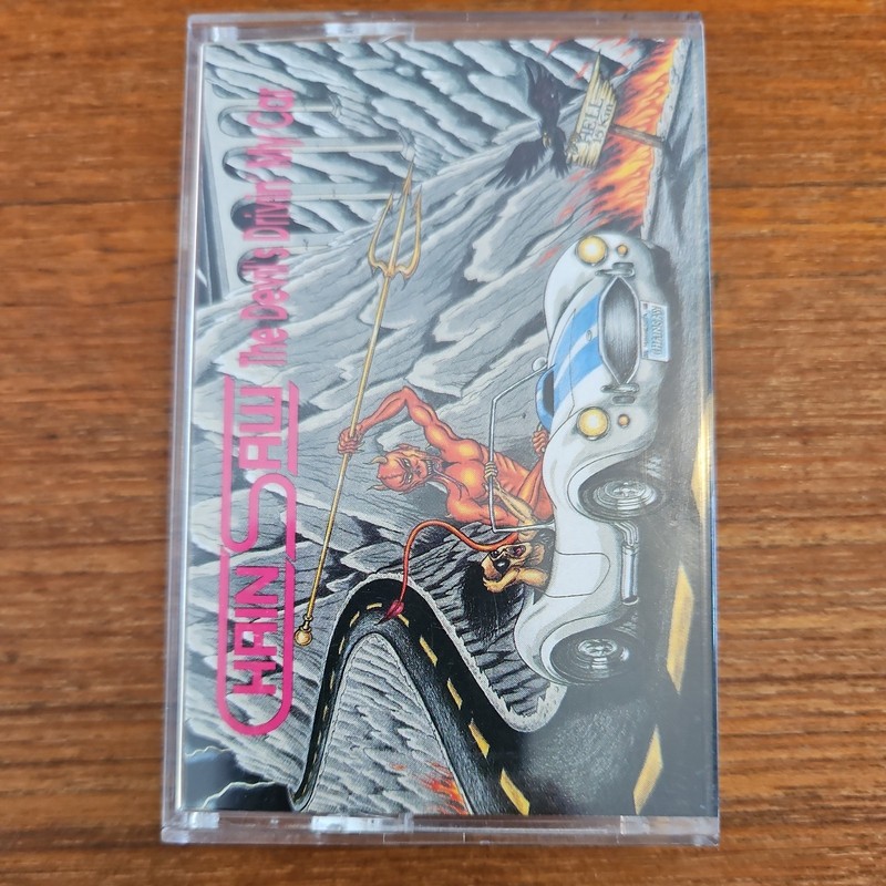Vintage 1991 Cassette Tape Chainsaw The Devil's Drivin My Car Metro Records NM