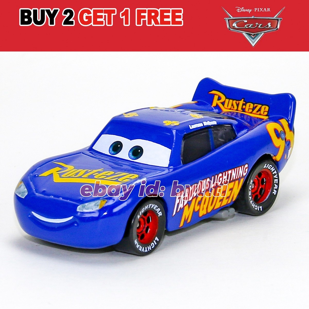 Mattel Disney Pixar Cars 3 Fabulous Lightning McQueen 1:55 Diecast