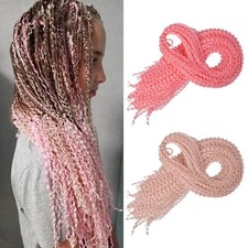 Zizi Curly Wave 28 Inch Long Synthetic Crochet Braiding Hair Extensions Thin