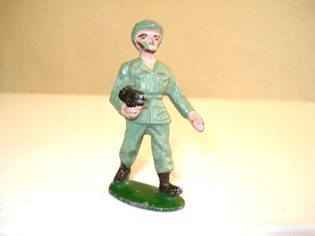 Lot soldats plomb 1930 animaux Quiralu Mignot tiercé ancien