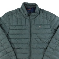Tommy Hilfiger Puffer Jacket Tommy Hilfiger Coat Thick Warm Black Size Medium