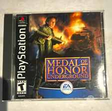 ea games medal of honor underground ps1 game t-teen medal of honor series